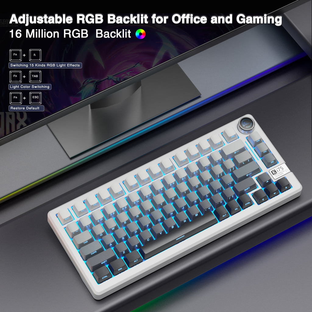 SOLAKAKA Ki75 Wireless Mechanical Keyboard