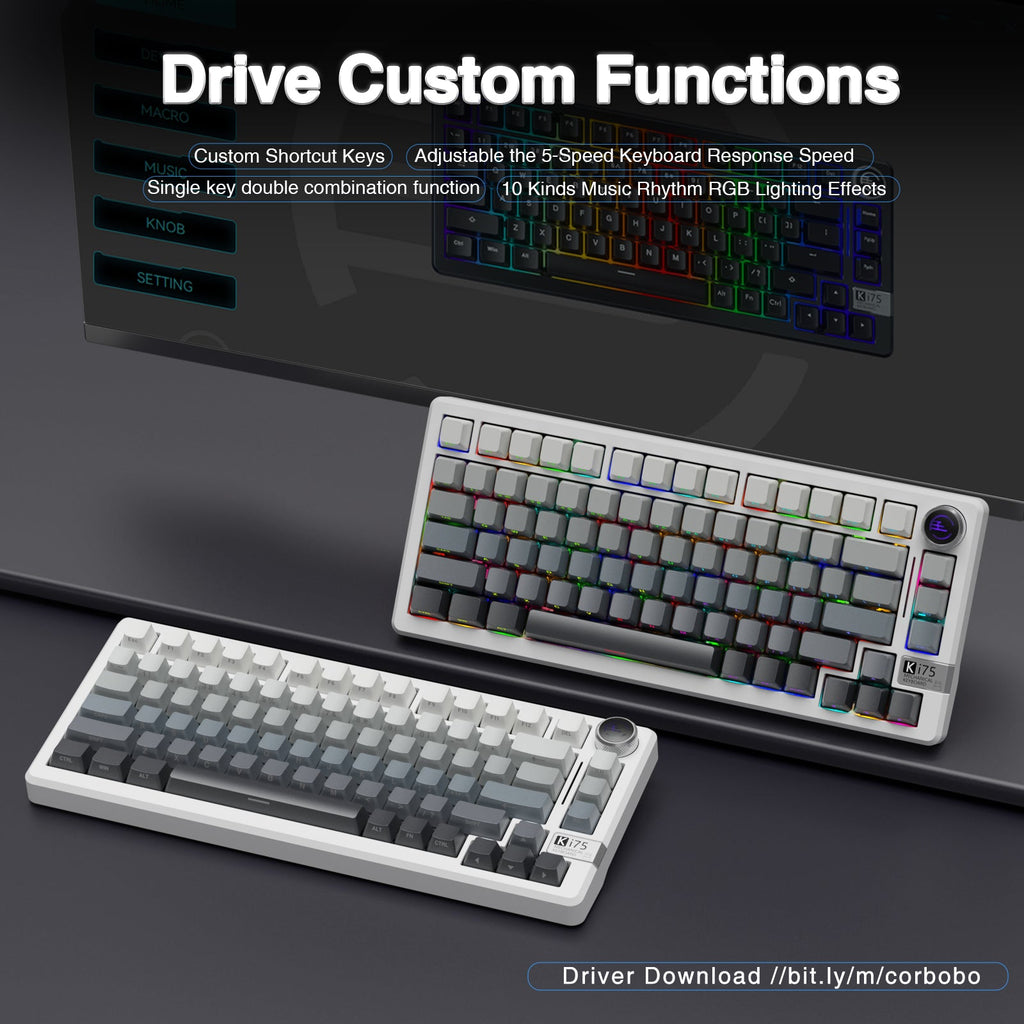 SOLAKAKA Ki75 Wireless Mechanical Keyboard