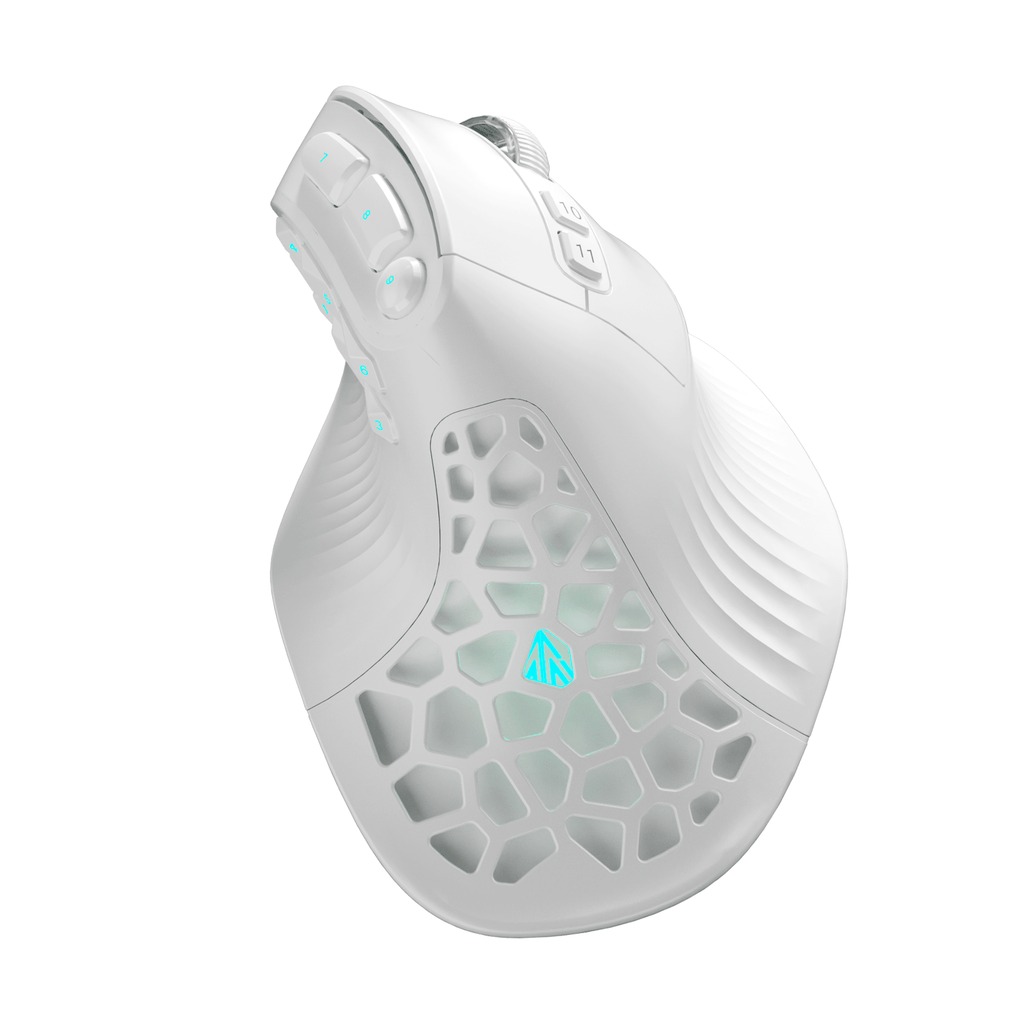 SOLAKAKA E9 Vertical  Ergonomic MMO Gaming Wireless Mouse