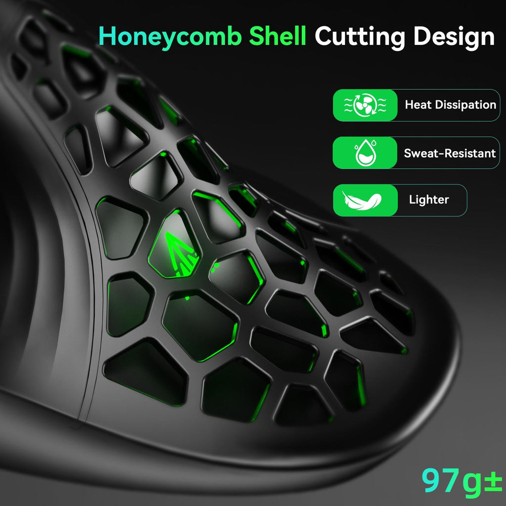 SOLAKAKA E9 Vertical  Ergonomic MMO Gaming Wireless Mouse