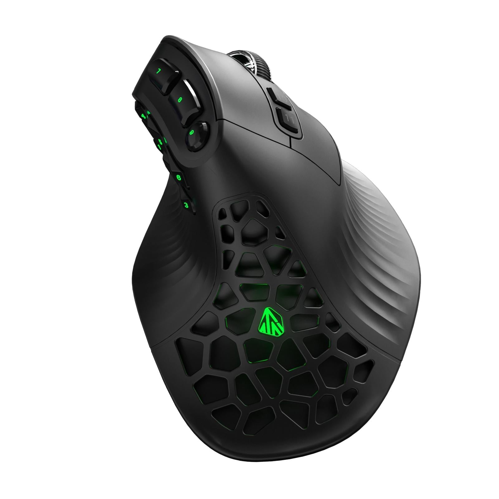 SOLAKAKA E9 Vertical  Ergonomic MMO Gaming Wireless Mouse