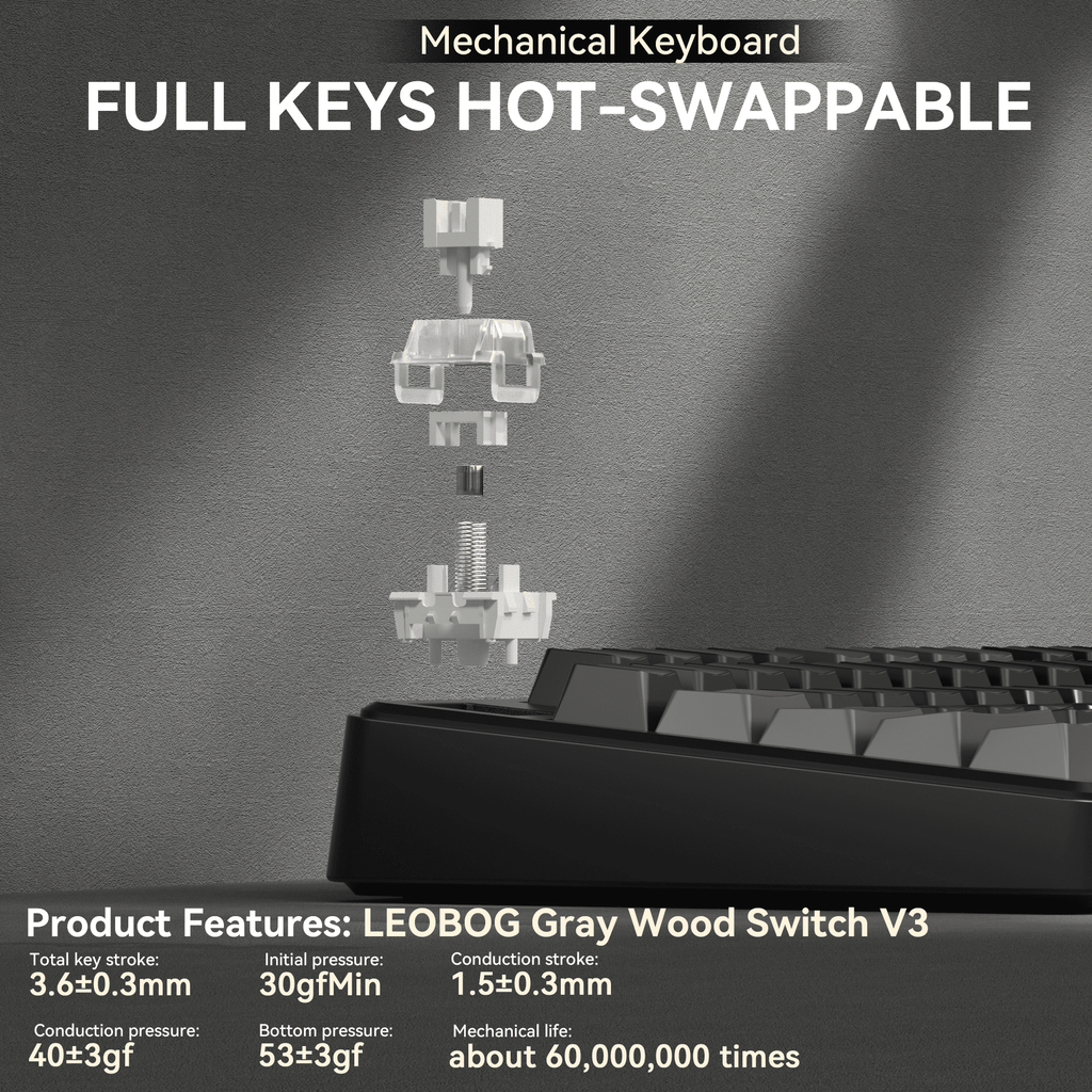 SOLAKAKA A75 Wireless Mechanical Keyboard