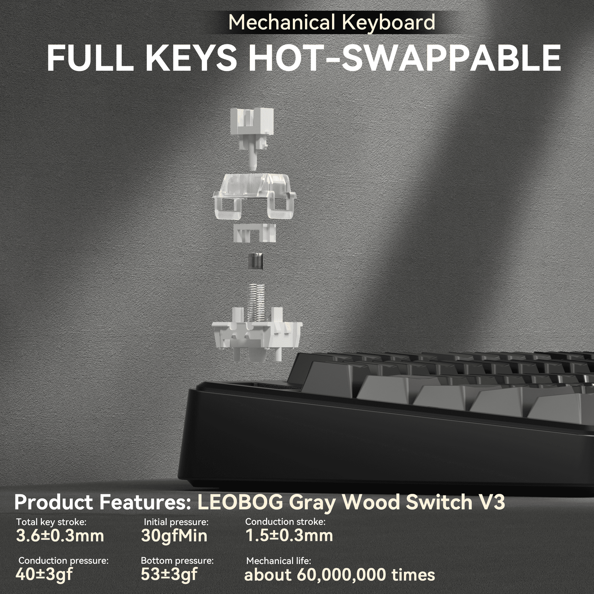 SOLAKAKA A75 Wireless Mechanical Keyboard