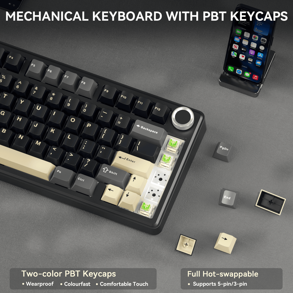 SOLAKAKA A75 Wireless Mechanical Keyboard