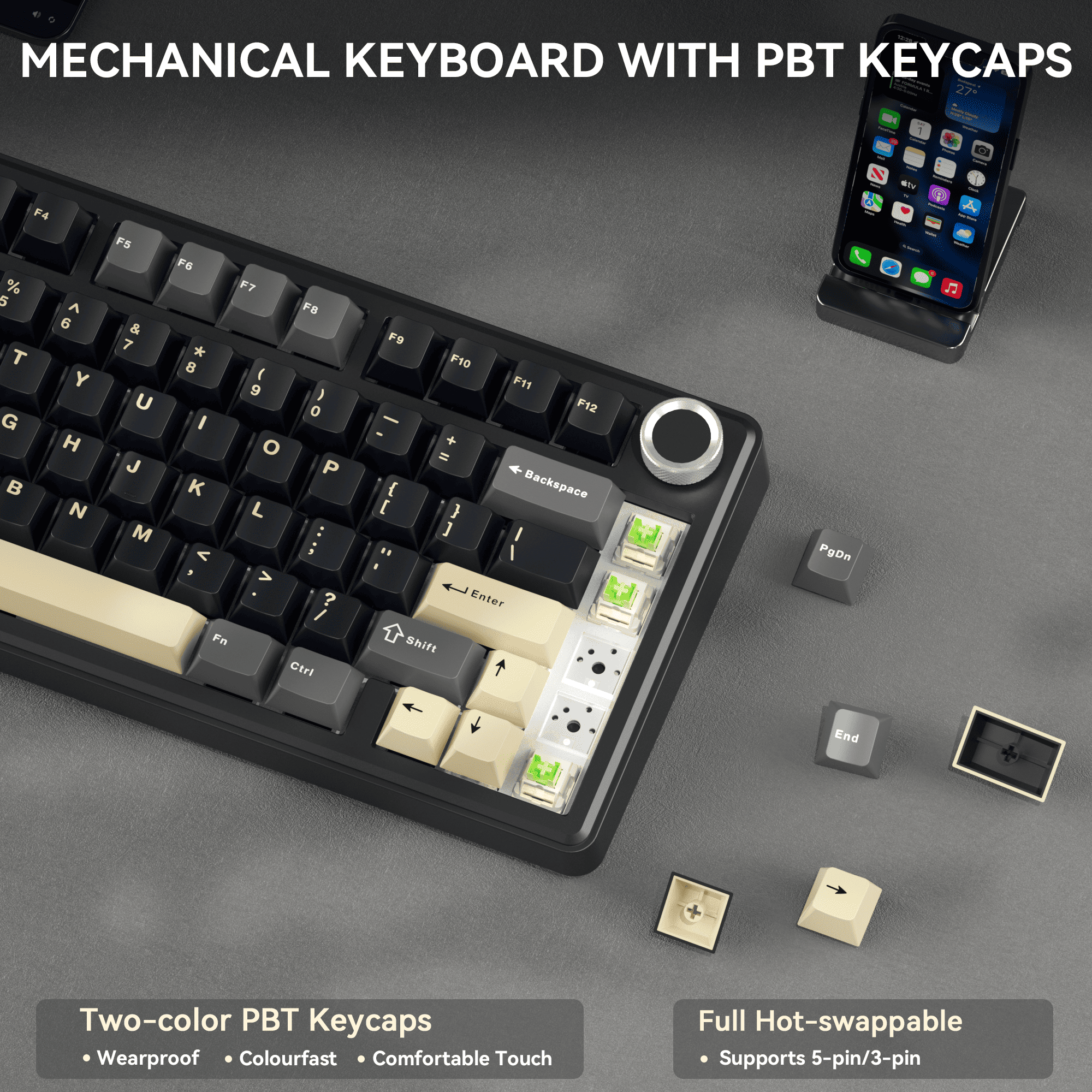 SOLAKAKA A75 Wireless Mechanical Keyboard