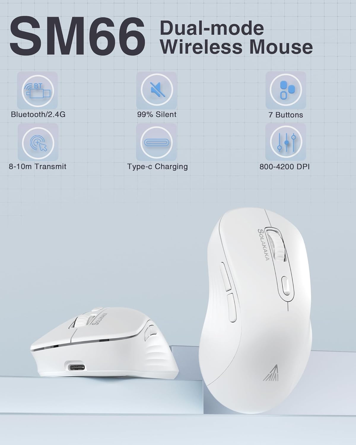 SOLAKAKA  Silent Wireless Mouse