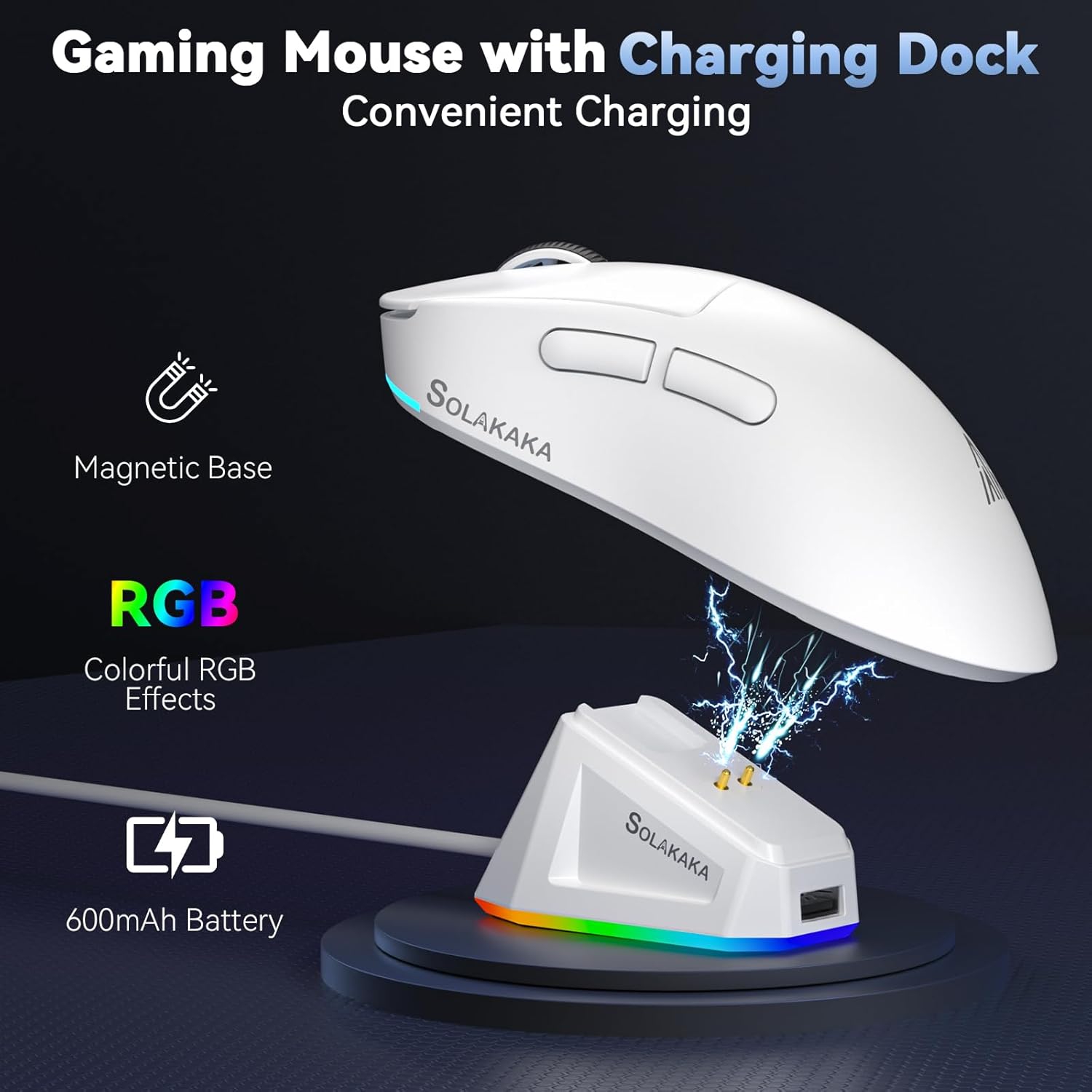 SOLAKAKA SM822 Wireless Gaming Mouse