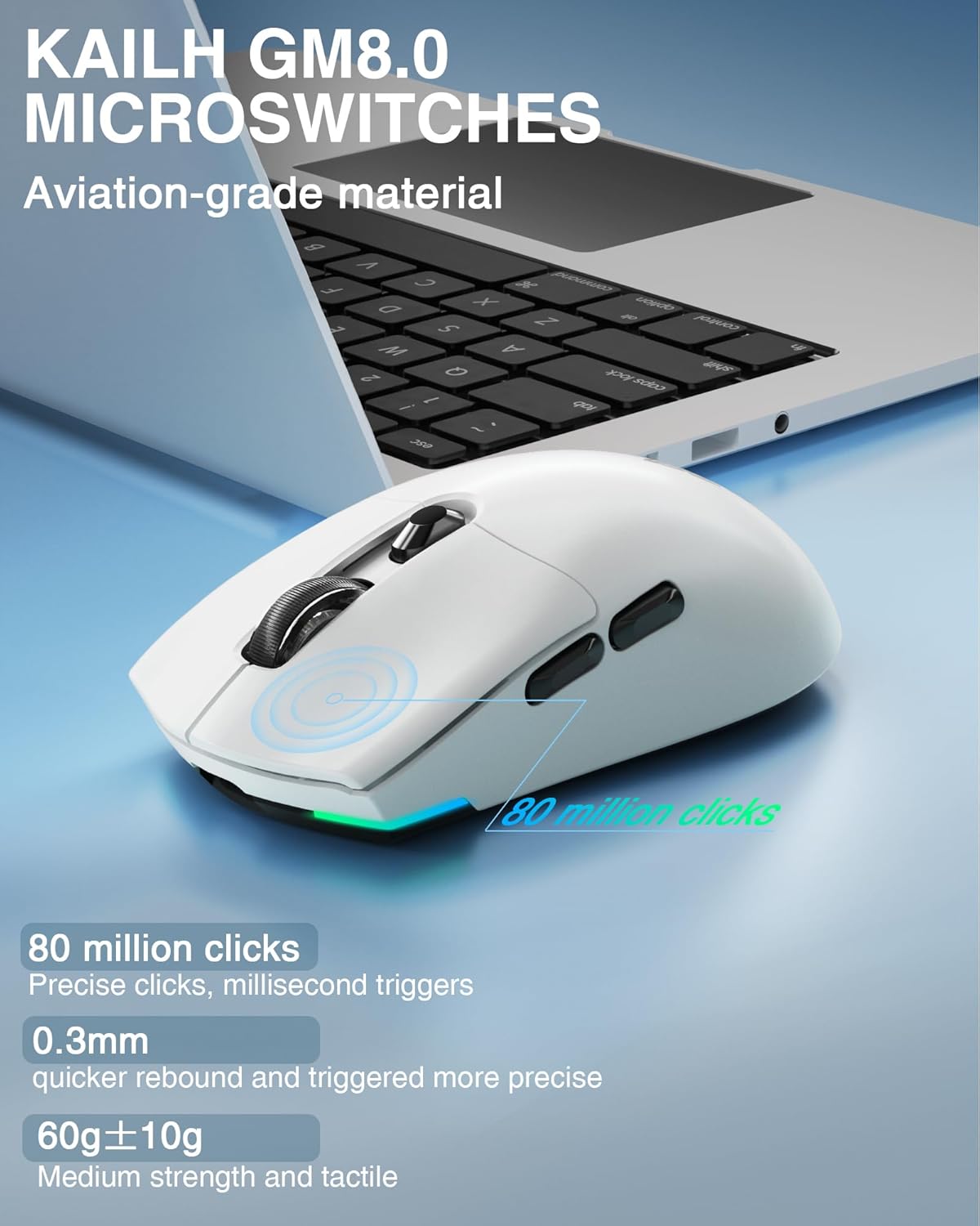 SOLAKAKA SM800 Wireless Gaming Mouse