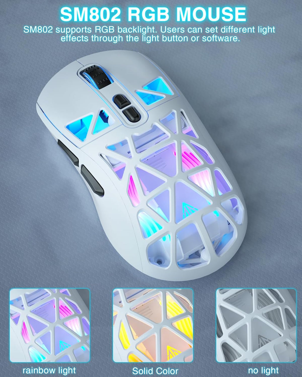 SOLAKAKA SM802 Wireless Gaming Mouse