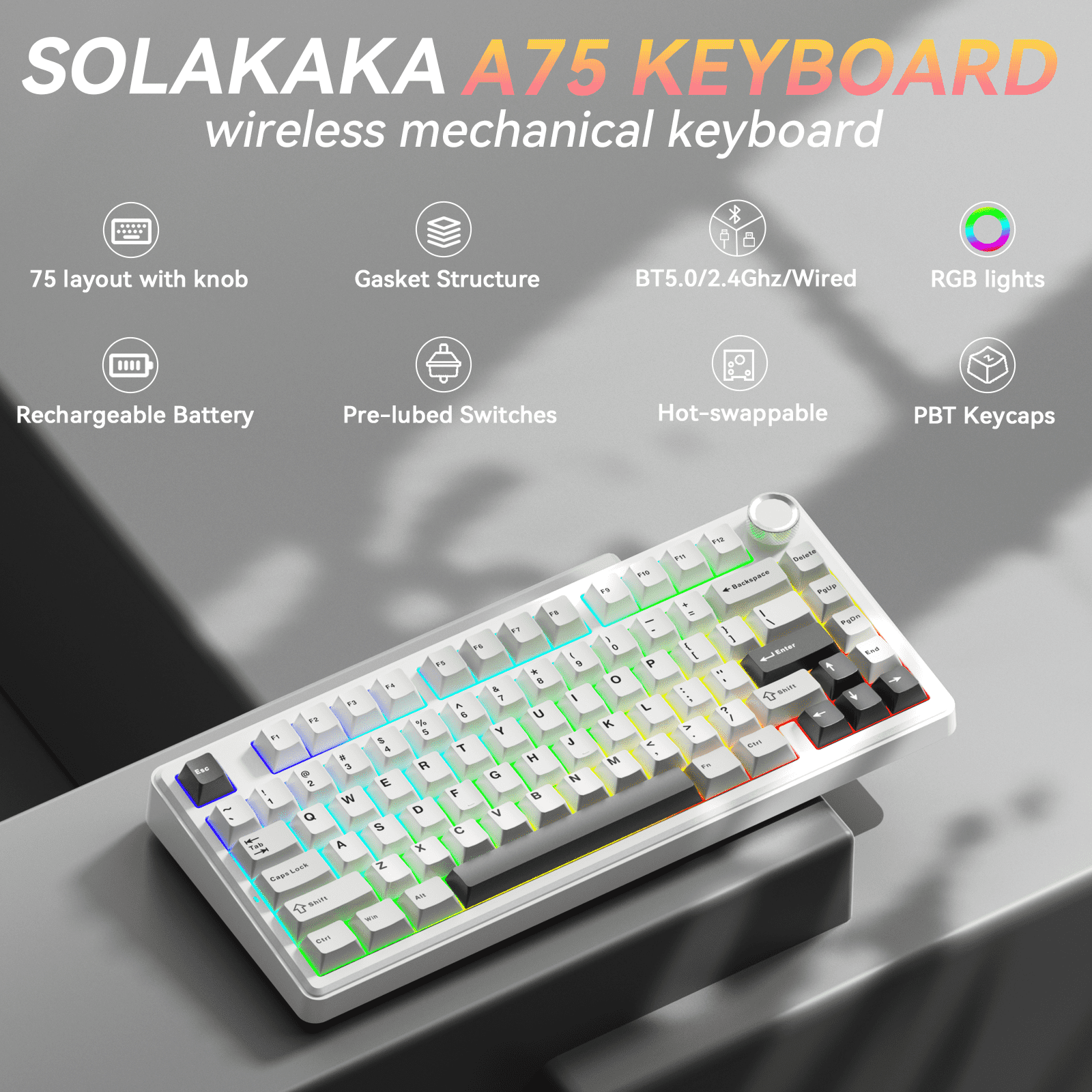 SOLAKAKA A75 KEYBOARD 
